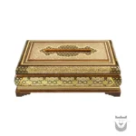 Persian Khatamkari Tissue Box: Exquisite Inlay Work
