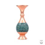Persian Vase: Copper Turquoise Inlaid