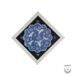 Handmade Enameled Wall Plate with PVC Frame