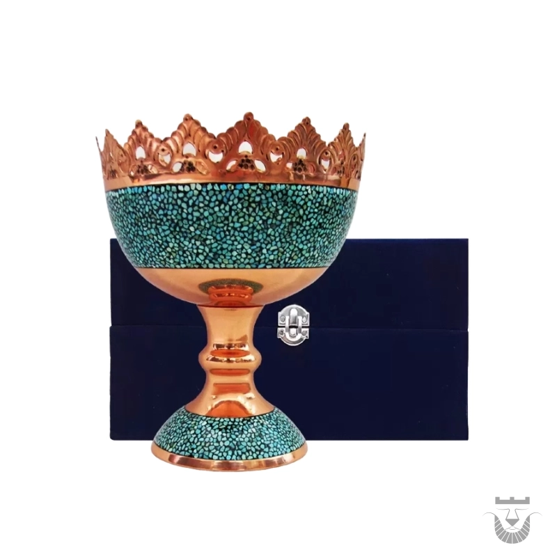 Persian Nut Bowl: Firozeh Koobi Work