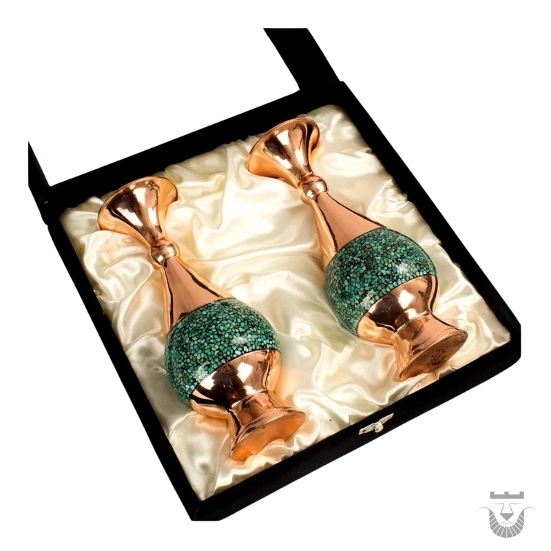 Firzoozeh Koobi Vases: Pair of 20-centimeter