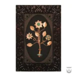 Persian Flower Tableau: Copper and Turquoise