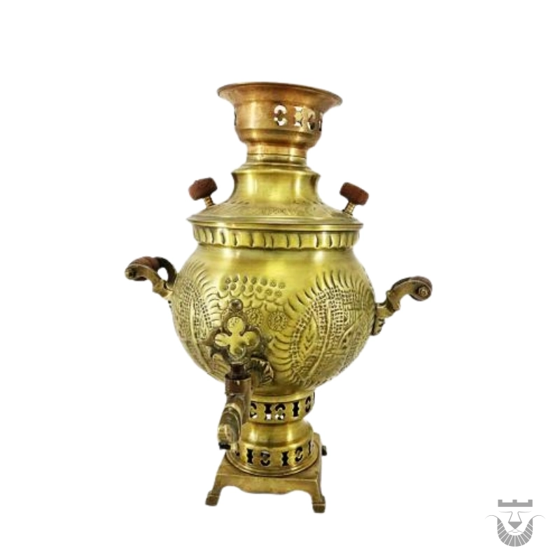 Persian Samovar: Antique Charcoal - 3 Liters