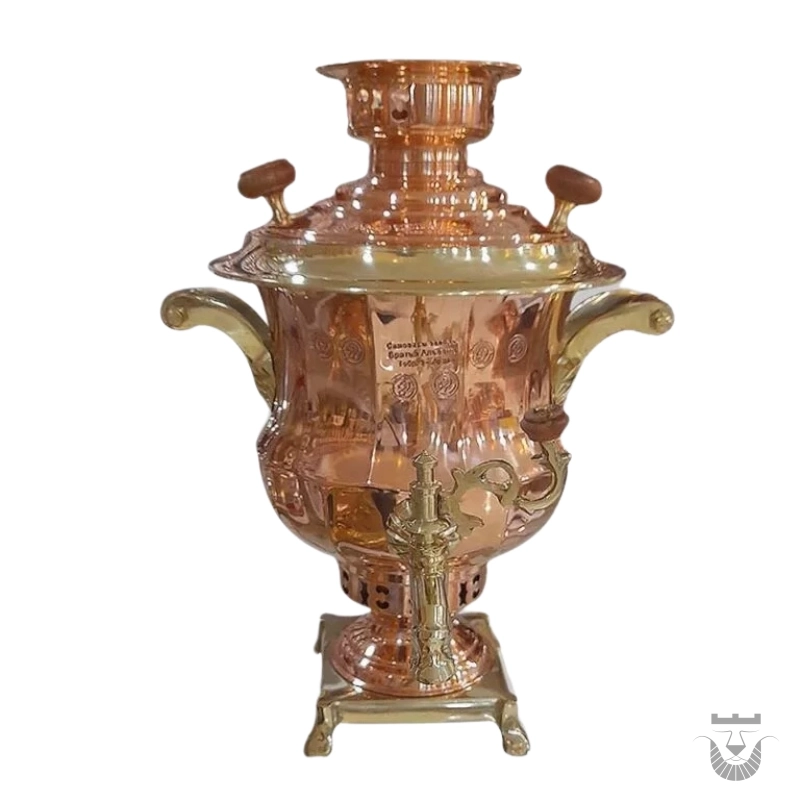 Persian Traditional Copper Gas Samovar - 6 Liters