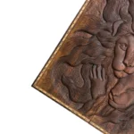 Persian Lion Backgammon Board: Intricate Carved Design
