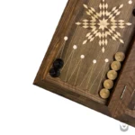 Handcrafted Persian Backgammon with Horse Design