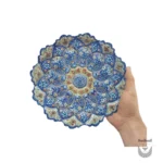 Unique Hand-Painted Enamel Wall Plate