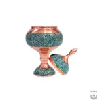 Persian Bonbon Dish: Turquoise-Inlaid - Image 2