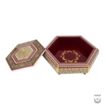 Hexagonal Khatamkari Bonbon Dish