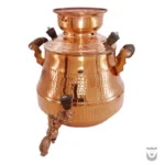 Elegant Zanjan Copper Stovetop Persian Samovar Set