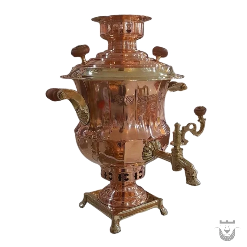 Persian Traditional Copper Gas Samovar - 6 Liters