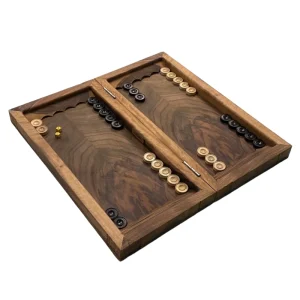 Persian Backgammon Board: Faroghar & Achaemenid Inlaid Design