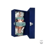 Persian Bonbon Dish: Turquoise-Inlaid