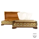 Unique Persian Home Decor: Khatamkari Cutlery & Tissue Box