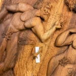 Handcrafted Persian Adam and Eve Backgammon Board - Style 2