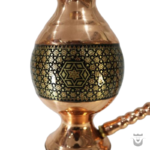 Copper Hookah with Intricate Inlay Work