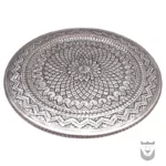 Elegant Persian Engraved Copper Tray - Image 4