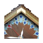 Persian Drops Khatamkari Tezhib Clock