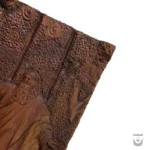 Handcrafted Wood Backgammon Set: Adam and Eve Design