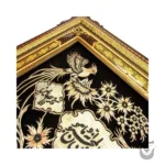Handcrafted Wa In Yakaad Plaque: Beautiful Khaatam Woodwork