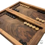 Persian Backgammon Board: Faroghar & Achaemenid Inlaid Design