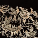 Ghalamzani Copper Wall Hanging: Birds & Flowers