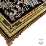 Persian Ghalamzani Wall Art: Floral & Bird Design