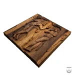 Handcrafted Persian Adam and Eve Backgammon Board - Style 2