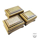 3-Piece Khatam Jewelry Box