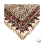 Authentic Persian Hand Block Printed Tablecloth: Traditional Kalamkari from Isfahan - Image 2