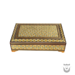Persian Drops Intricately Carved Khatam Jewelry Box