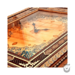 Stunning Persian Khatamkari Clock: A Masterpiece