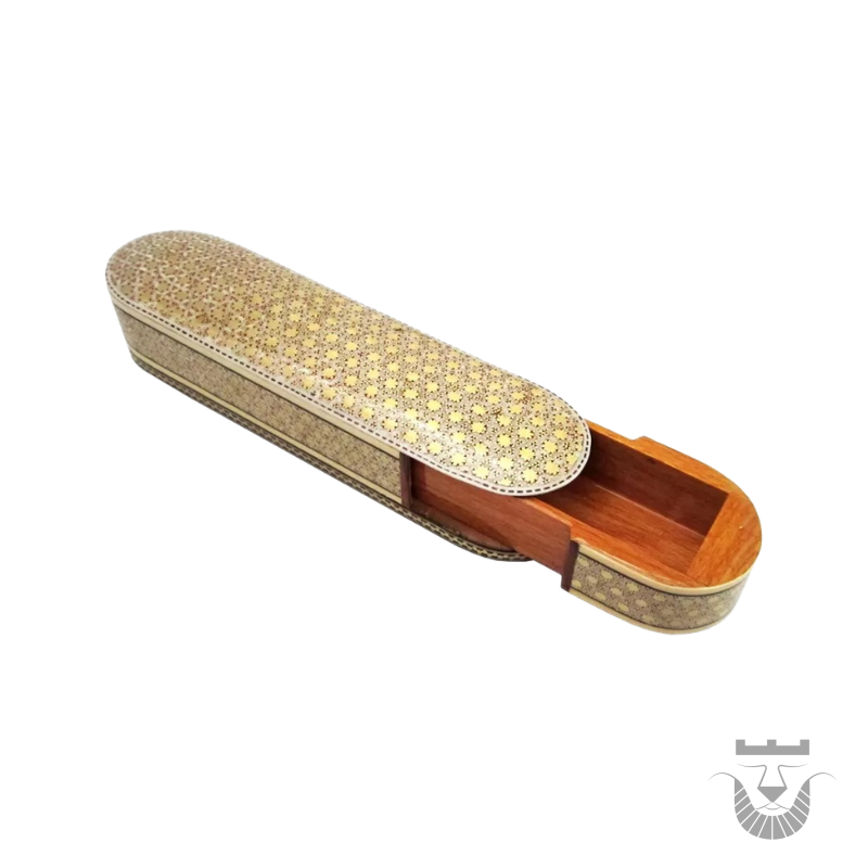 Persian Drops Khatamkari Calligraphy Pen Case