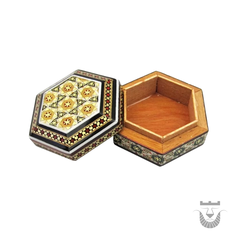 Persian Drops Khatamkari Coin Box