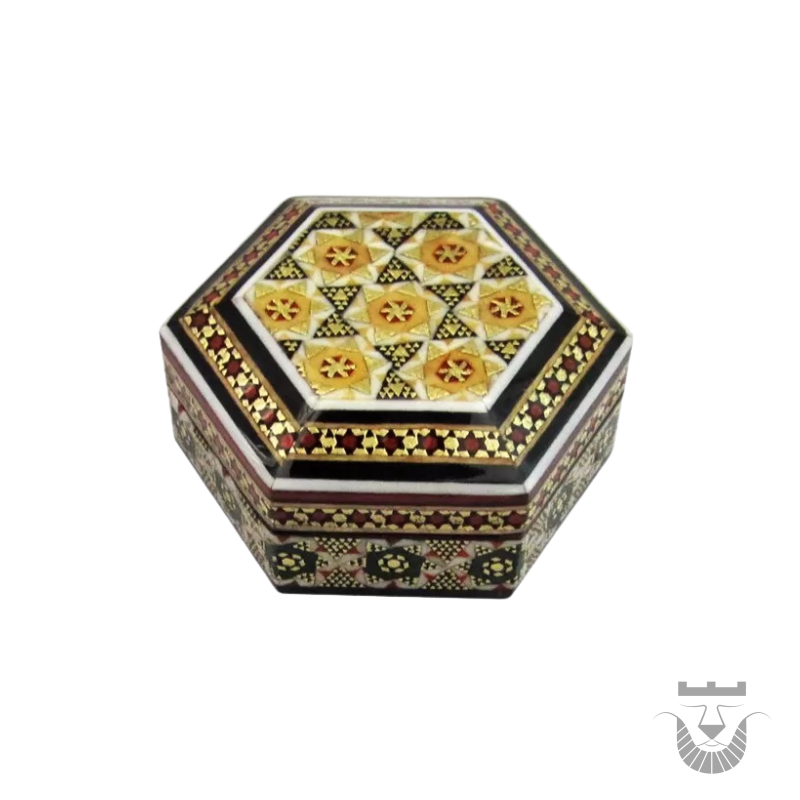 Persian Drops Khatamkari Coin Box
