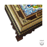 Persian Drops Miniature Khatamkari Clock