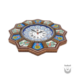 Opulent Persian Minakari Clock: A Khatamkari Treasure Trove - Image 2