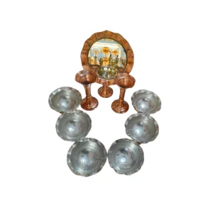 Persian Copper Haft Seen Set from Zanjan