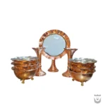 Persian Copper Haft Seen Set from Zanjan