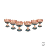 Persian Haftseen Set 6-piece Firoozeh Koobi Turquoise Dish Set