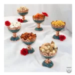 Persian Haftseen Set: 6-piece Firoozeh Koobi Turquoise Dish Set - Image 2