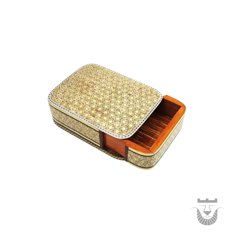Persian Drops Sliding Khatamkari Jewelry Box
