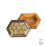 Persian Drops Small Hexagonal Khatam Box