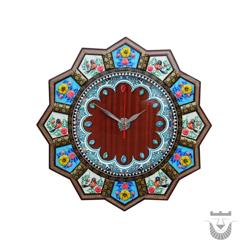 Persian Marquetry Clock