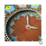 Persian Drops Solar Shaped Floral and Avian Khatamkari Clock