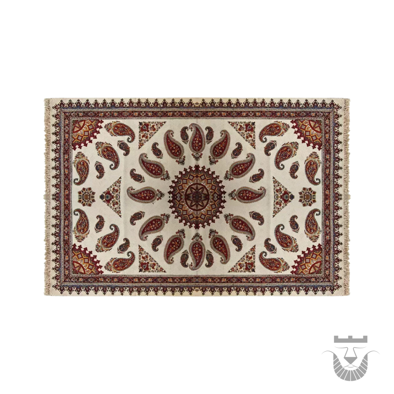 Persian Drops Timesless Ghalamkari Paisley Tablecloth
