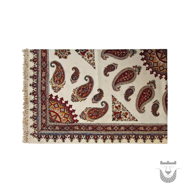 Timesless Ghalamkari Paisley Tablecloth