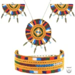 Iranian Jewelry Set: Women's Baloch Needlework