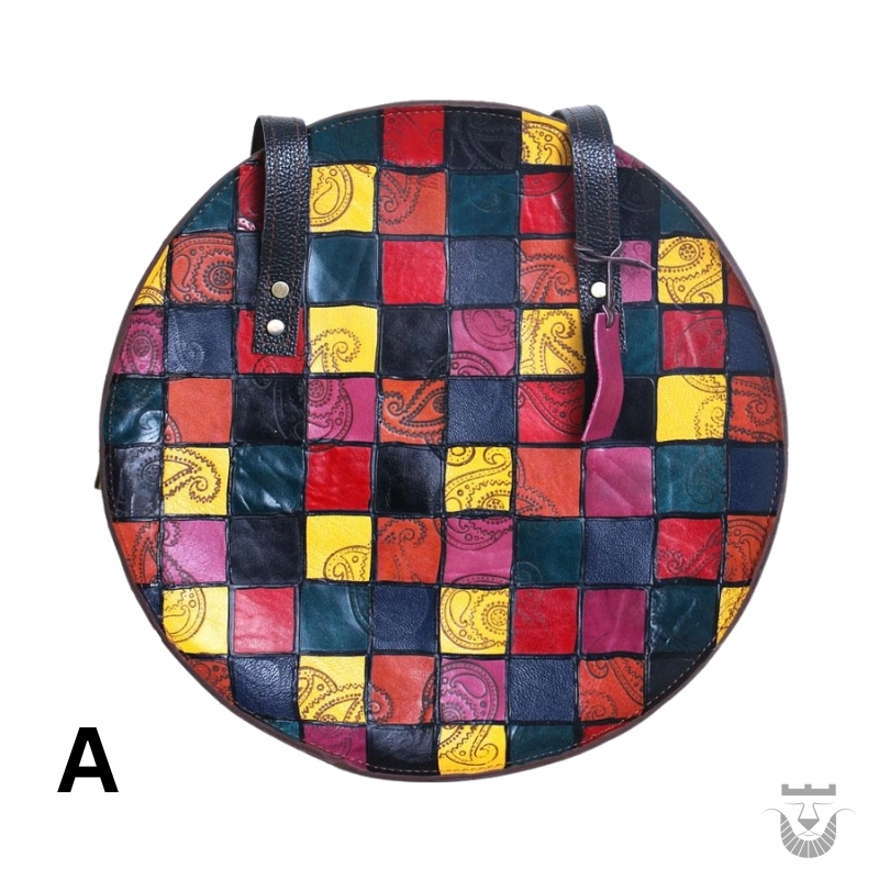 Persian Bag: Colourful Chess Pattern