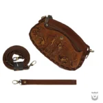 Achaemenid-Inspired Leather Makeup Bag
